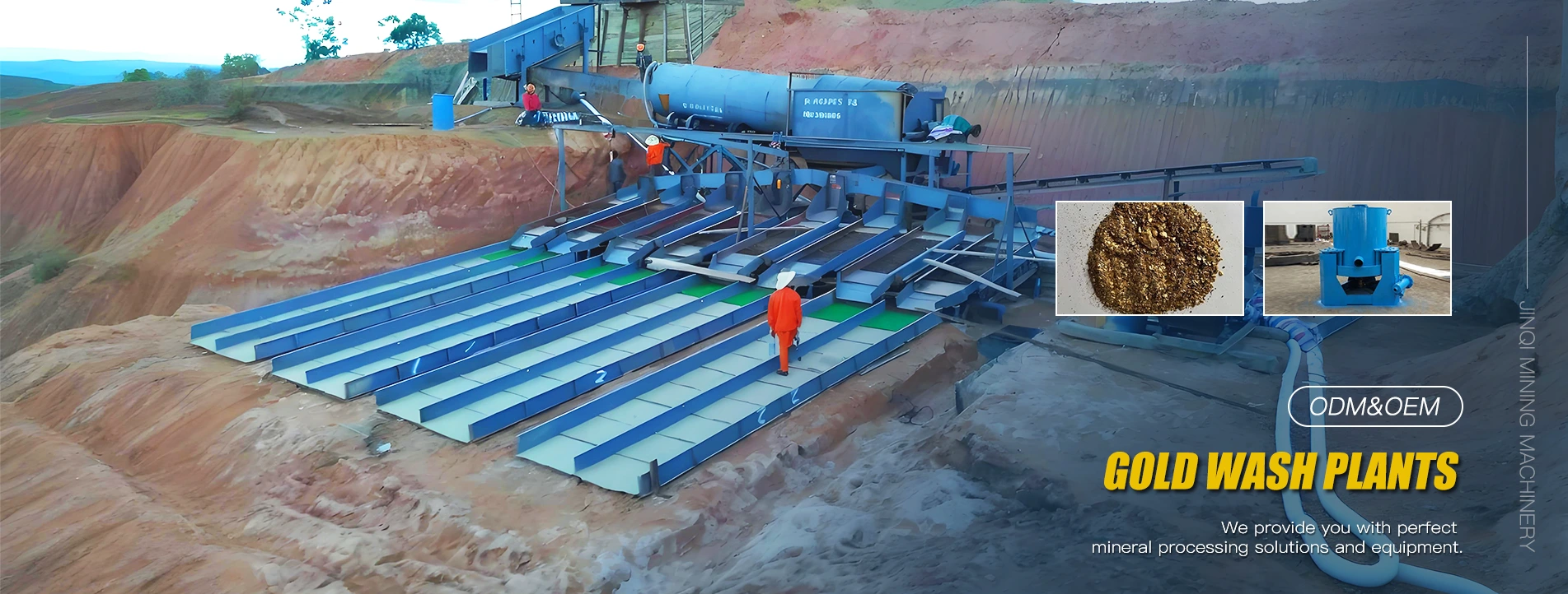 Gold Wash Plants Supplier ໃນປະເທດຈີນ